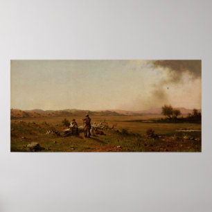 Poster Heade - Chasseurs Repos 1863