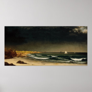 Poster Heade - Vers La Tempête, Plage Près De Newport