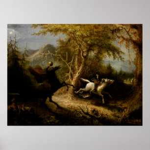 Poster Headless Horseman Halloween Legend Sleepy Hollow