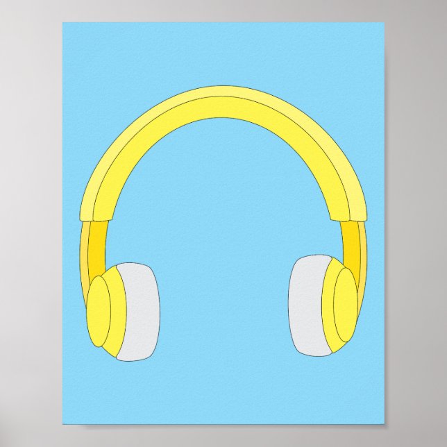 Poster Headphones (Devant)