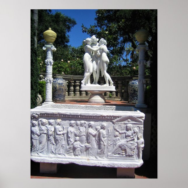 Poster Hearst Castle, San Simeon, Californie (Devant)