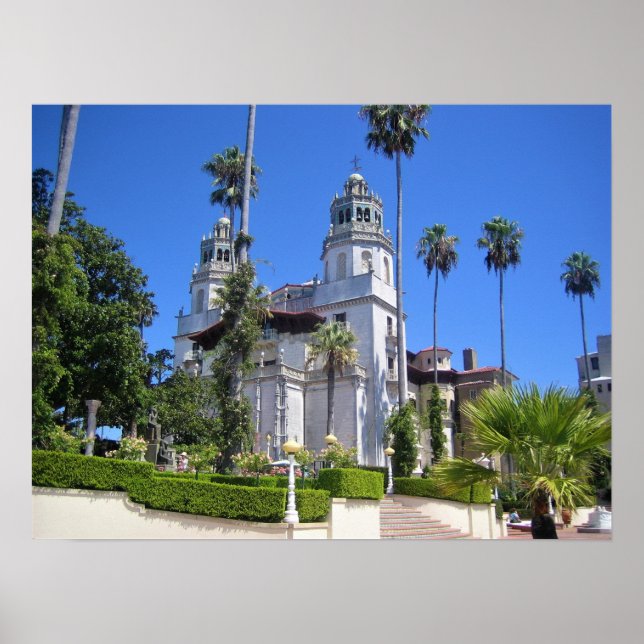 Poster Hearst Castle, San Simeon, Californie (Devant)