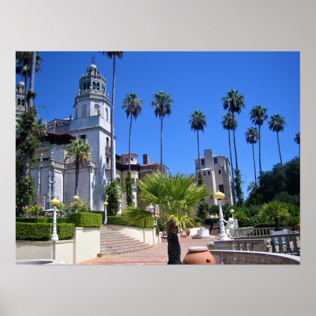 Poster Hearst Castle, San Simeon, Californie (Devant)