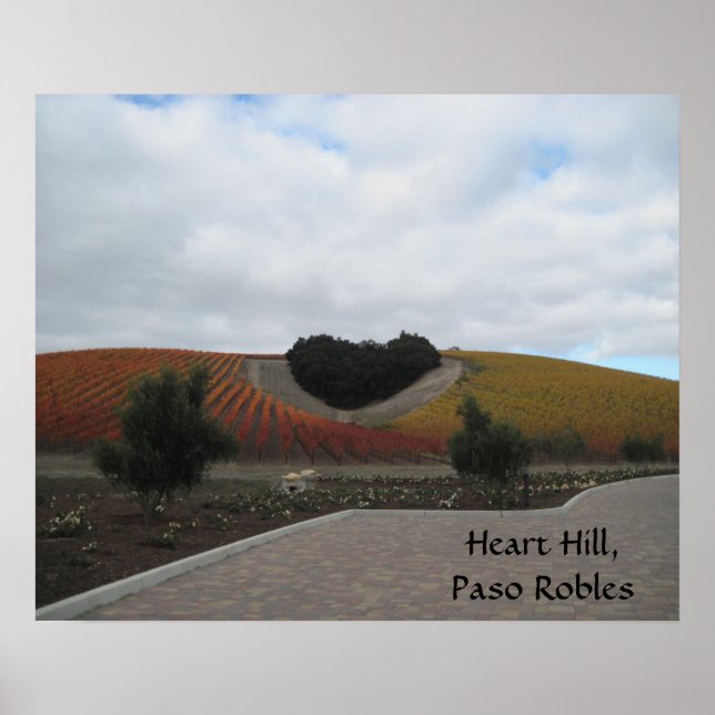 Poster: Heart Hill, Paso Robles,  in Autumn Poster (Front)