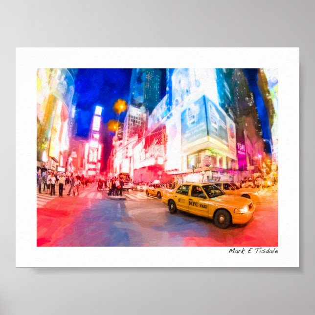 Poster Heart of Times Carré - NYC - Mini (Devant)