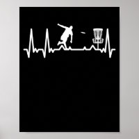 Heartbeat Disc Golf Golfer Pulse Frequency Rhythm