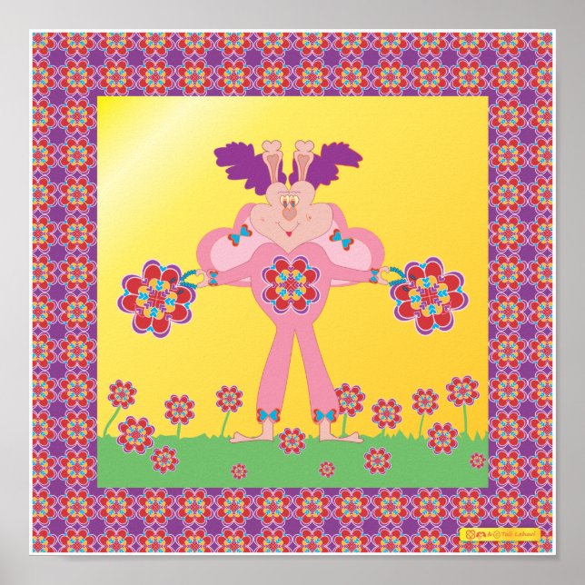 Poster HeartThrob HeartMark HeartButterflies (TM) (Devant)