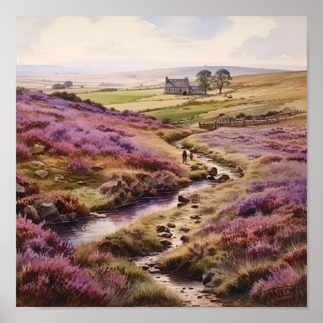 Poster Heather Moorland (Devant)