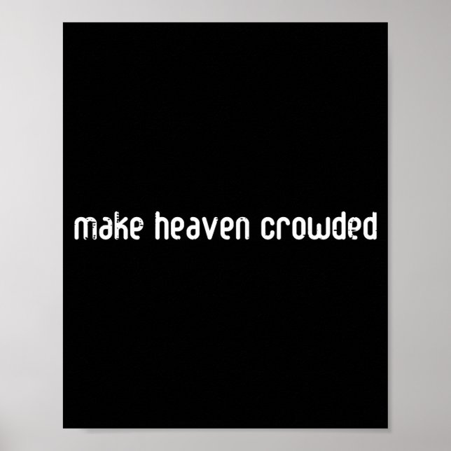 Poster Heaven Christian Religious God Jesus Men Women Kid (Devant)