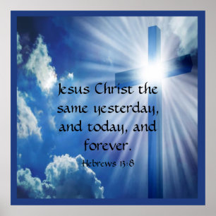 Poster Hébreux 13:8