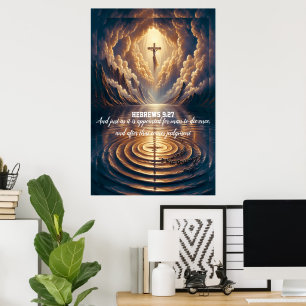 Poster Hébreux 9:27 Et comme il est nommé pour l'homme