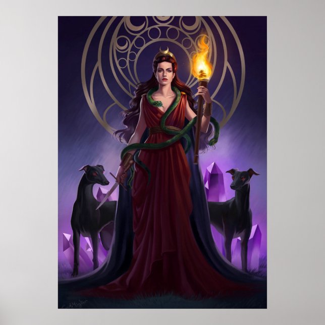 Poster Hecate Goddess (Devant)