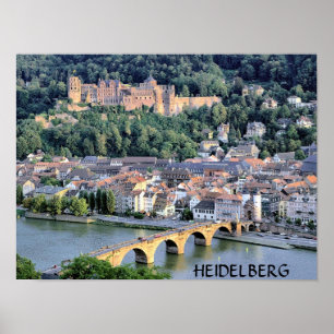 POSTER HEIDELBERG, ALLEMAGNE
