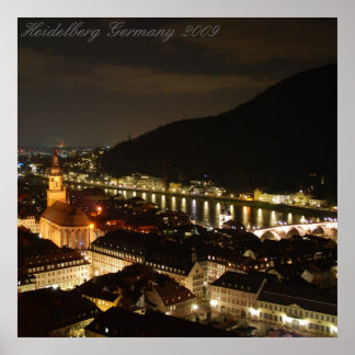 Poster Heidelberg Allemagne 2009