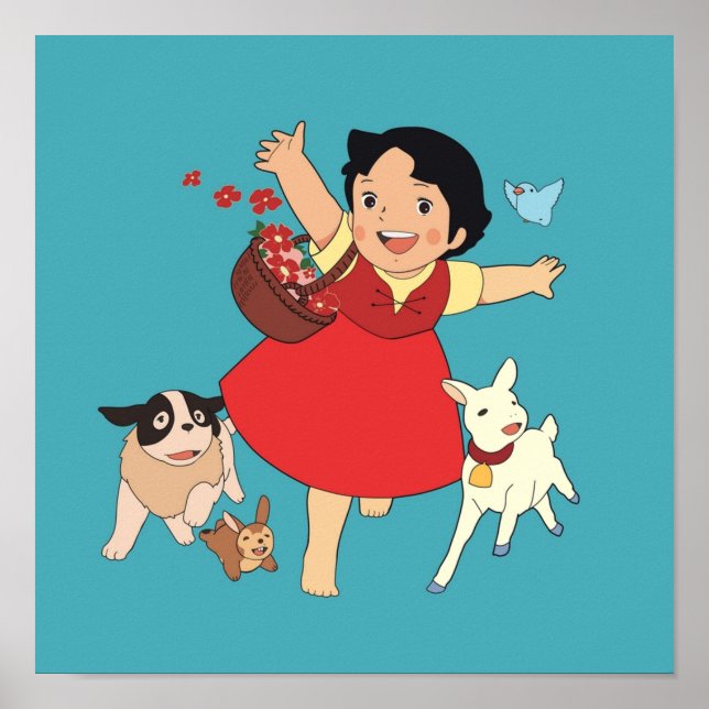 Poster Heidi la fille des Alpes (Devant)