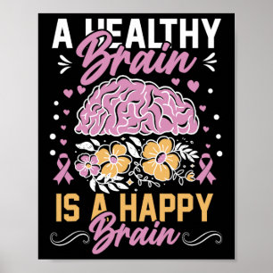 Poster Heimerheimer Blessure cérébrale Design Purple Heim