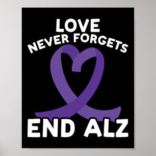 Poster Heimerheimer Sensibilisation Amour N'Oublie Jamais