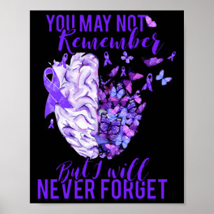 Poster Heimerheimer Sensibilisation Cerveau Ruban pourpre