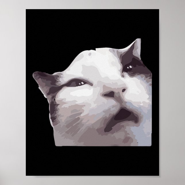 Poster Hein ! Mème de chat (Devant)
