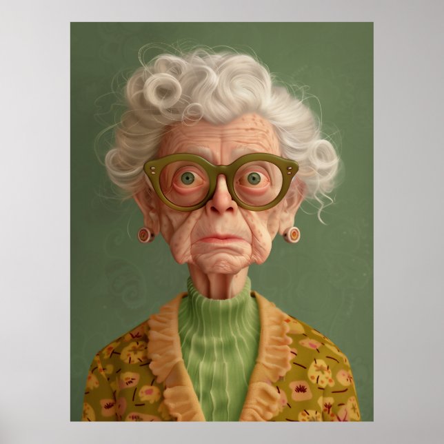 Poster Hein ? Portrait Grandma (Devant)