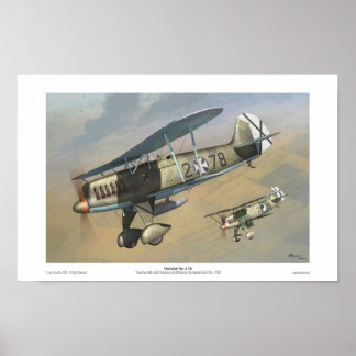 Poster Heinkel He-51B