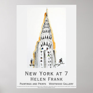 POSTER Helen Frank New York 7 Chrysler Building