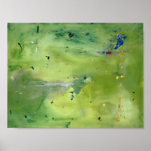 Poster Helen Frankenthaler -  Une pensée verte dans une t