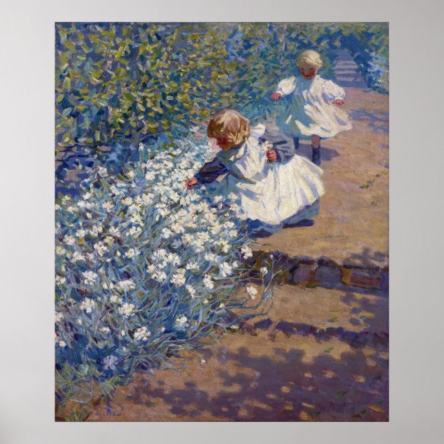Poster Helen Galloway McNicoll Fleurs de cueillette (Devant)