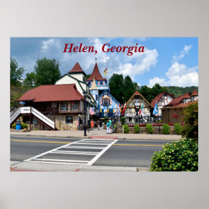 Poster Helen, Géorgie paysage