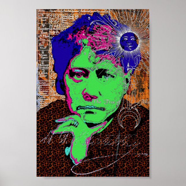 Poster Helena Blavatsky Théosophie Occulte Esotérique Nou (Devant)