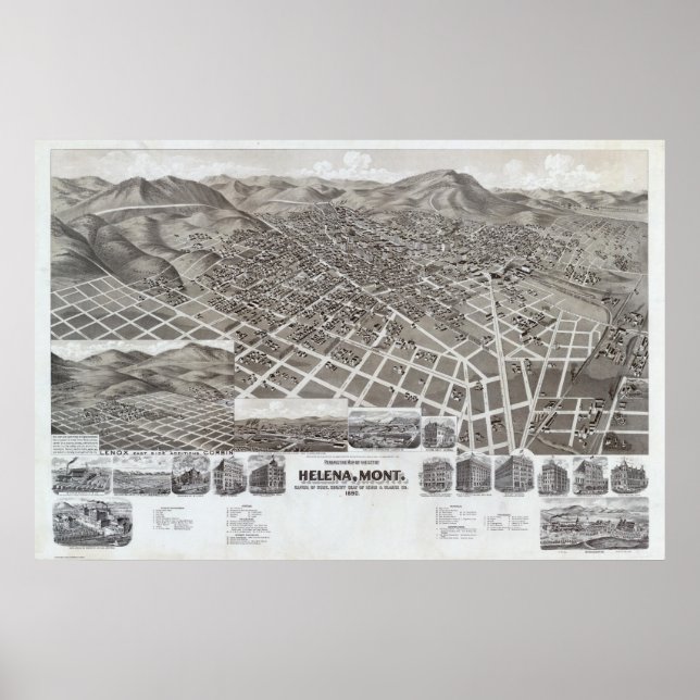 Poster Helena, Mont (Devant)