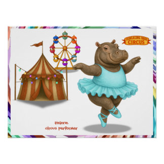 Poster Helene circus performer