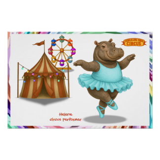 Poster Helene circus performer