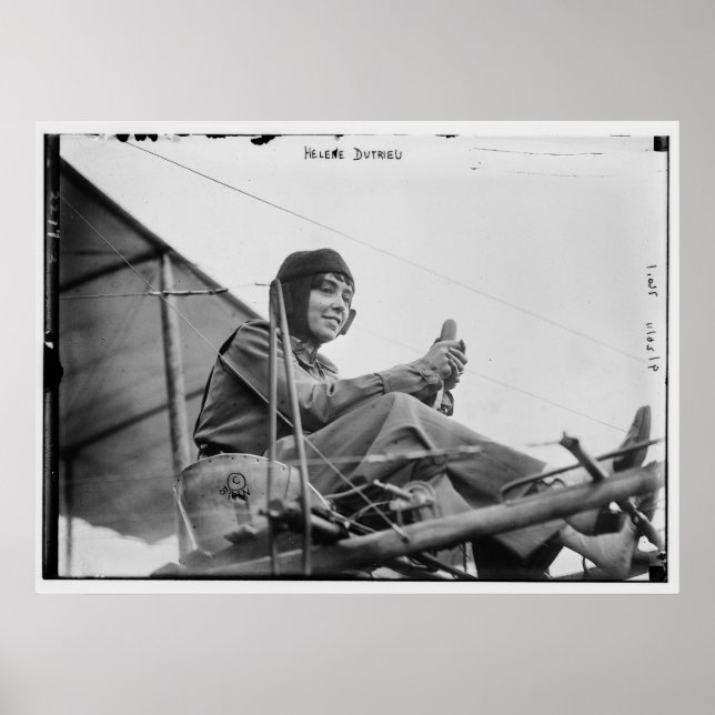 Poster Helene Dutrieua pilote pilote pilote pilote d'essa (Devant)
