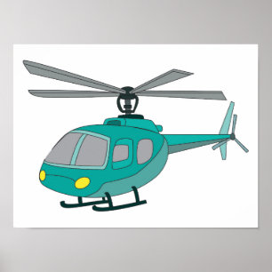 Poster Hélicoptère