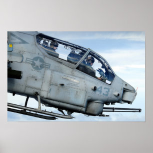 Poster Hélicoptère AH-1W Super Cobra