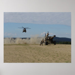 Poster Hélicoptère CH-47 Chinook