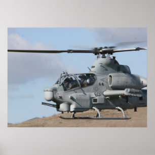 Poster Hélicoptère d'attaque vidéo AH-1Z