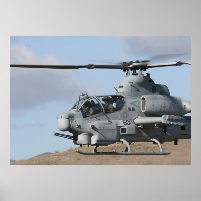 Poster Hélicoptère d'attaque vidéo AH-1Z (Devant)