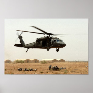 Poster Hélicoptère de Black Hawk UH-60