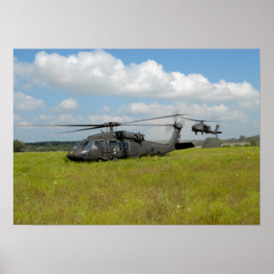 Poster Hélicoptère de Black Hawk UH-60