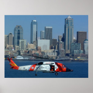 Poster Hélicoptère de la garde côtière HH-60 Jayhawk