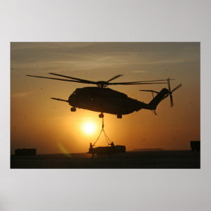 POSTER HÉLICOPTÈRE DE L'ARMÉE