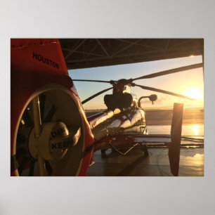 Poster Hélicoptère Dolphin MH-65D de la Garde côtière