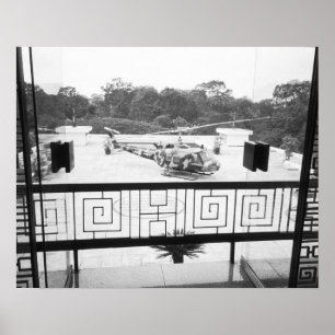 Poster Hélicoptère Huey de Saigon HCMC Vietnam