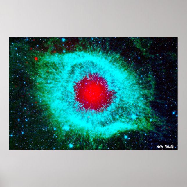 Poster Helix Nebula (Devant)