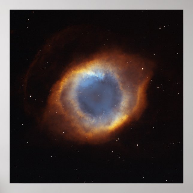 Poster Helix Nebula visible (Devant)