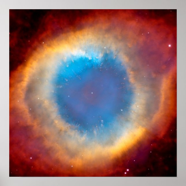 Poster Helix Planetary Nebula NGC 7293 - Eye of God Poste (Devant)