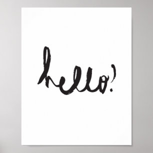 Poster Hello Print