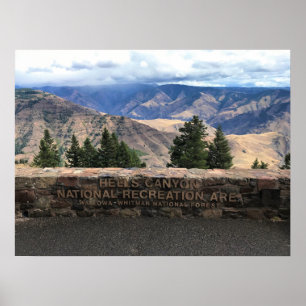 Poster Hells Canyon Pittoresque Byway, OU